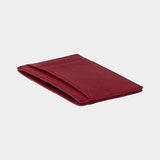Burgundy Saffiano Leather Card Holder