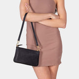 Mini Shoulder Bag - Black