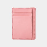 Pale Pink Saffiano Leather Card Holder