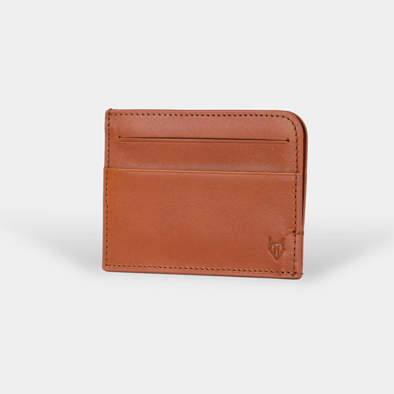 Brown Leather Slim Card Holder